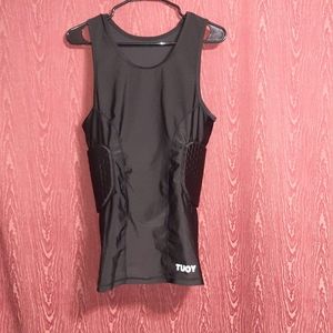 NWOT TUOY PADDED COMPRESSION LARGE FOOTBALL SPORT PAD 3 PADS 1 EACH SIDE 1 BACK